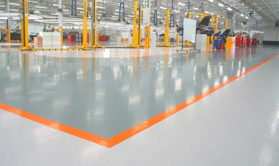 Resilient Flooring is the largest segment driving the growth of the Global Industrial Flooring Market