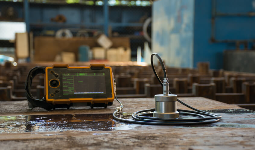 Ultrasonic testing is one of the most commonly used and widely applied non-destructive testing methods